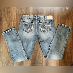 EUC Silver jeans